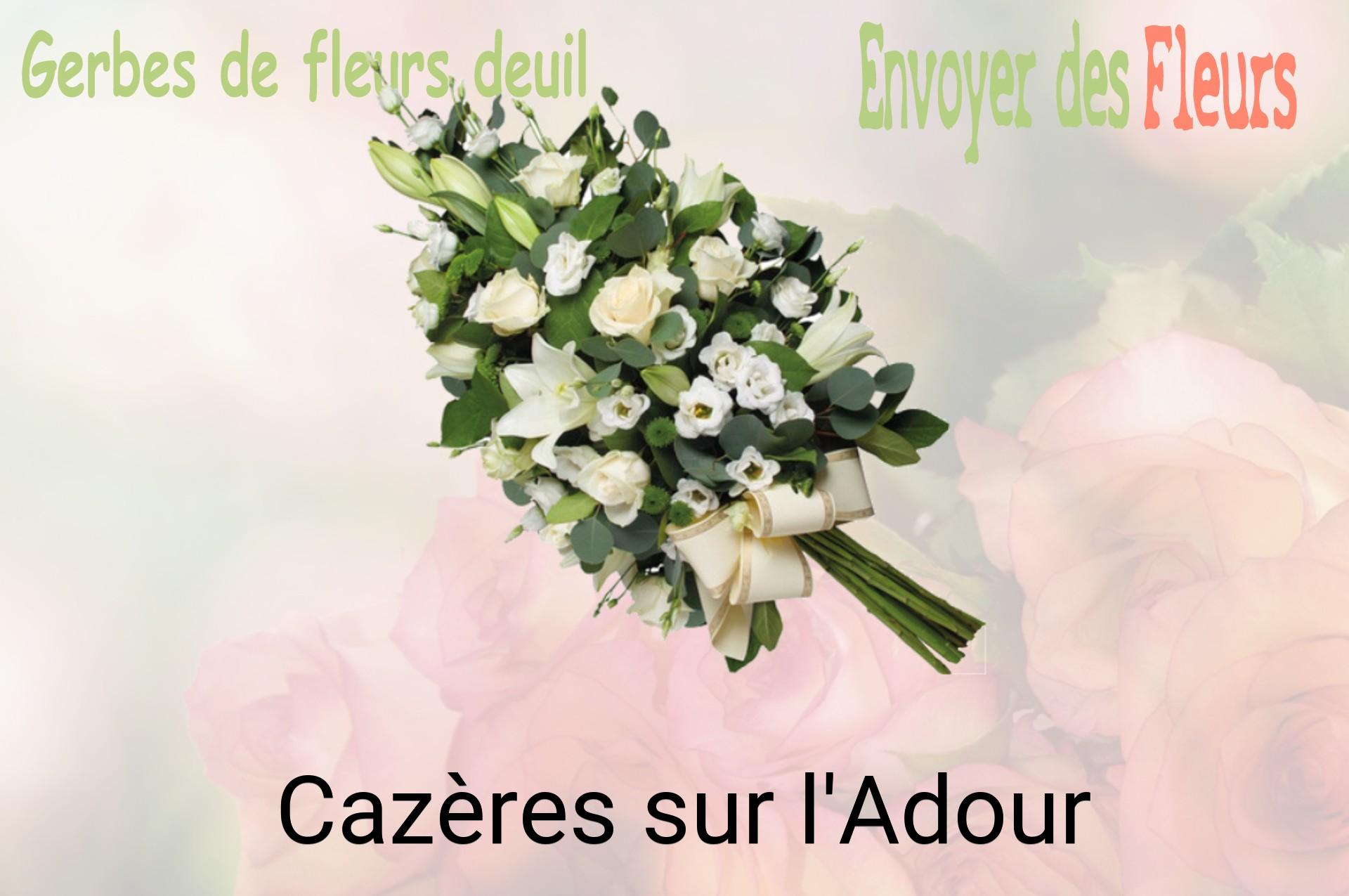 Gerbe de fleurs de deuil livrée à Cazères-sur-l'Adour